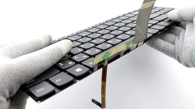 Клавиатура для ноутбука Lenovo C740-15IML серая с подсветкой p/n: SN20M62327 9Z.NDIIBN.E01 смотреть онлайн