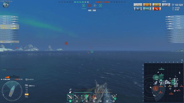 Destroyer Halland INVASION - World of Warships смотреть онлайн