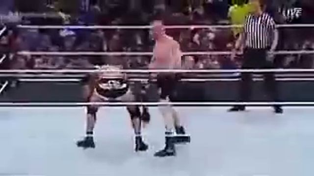 Brock Lesnar MONSTER vs Goldberg in the Wrestlimania33 смотреть онлайн