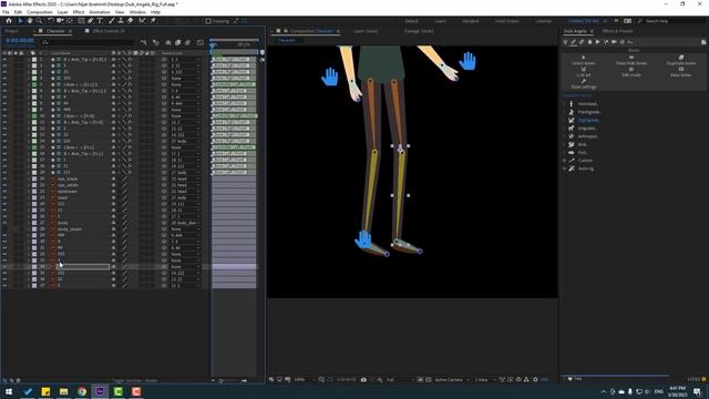 DUIK ANGELA: EASY and SMART Character Rig in After Effects Tutorials смотреть онлайн