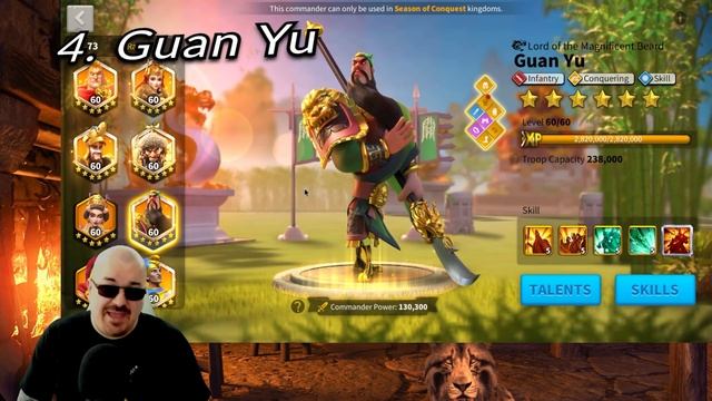 TOP 10 Legendary Commanders in Rise of Kingdoms [SoC] as of May 2022 смотреть онлайн