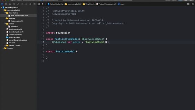 Consuming JSON Web API in SwiftUI смотреть онлайн