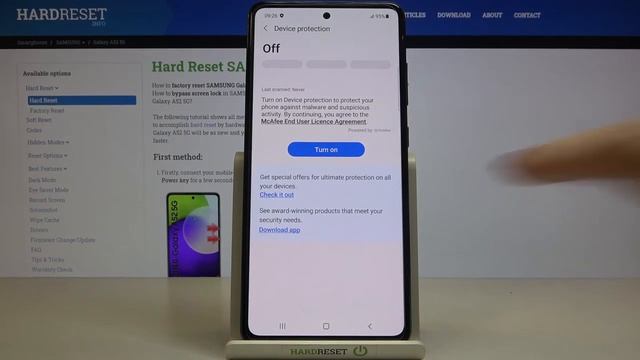 Virus Scanning in SAMSUNG Galaxy A52 – Detect Viruses & Malware смотреть онлайн
