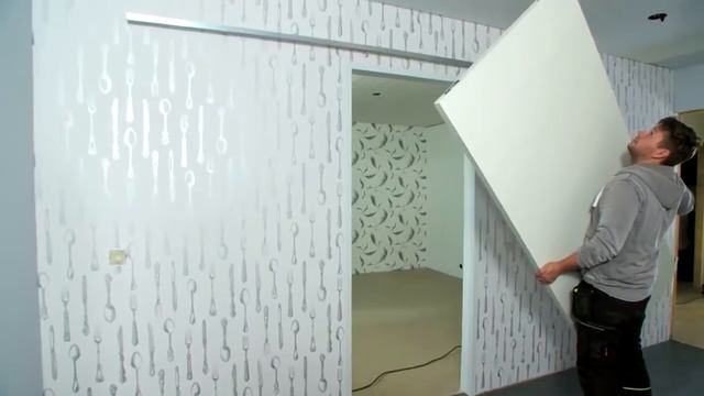 Инструкция по установке на стену раздвижной двери JELD WEN смотреть онлайн