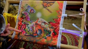 Вышивка крестом по печатной канве.Ирина МИР.