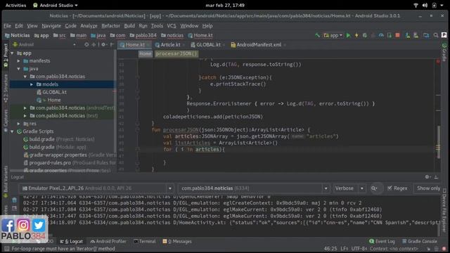 Curso Android con Kotlin: Ejercicio practico - Aplicación de noticias - II #19 смотреть онлайн