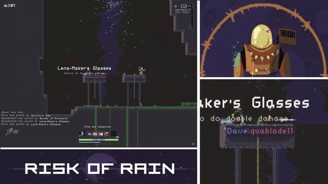 Risk of Rain: Blind/Co-Op: Ep. 1: Vine Climbing Simulator? смотреть онлайн