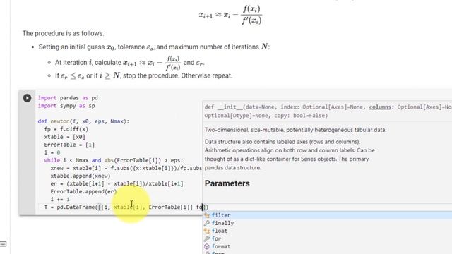 Lab 4. Part 1: Newton Raphson Method смотреть онлайн