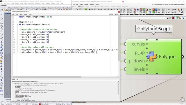 05 - Grasshopper and Python. Different patterns on Facade Great Arch of Defense (Paris). RUS SUB смотреть онлайн