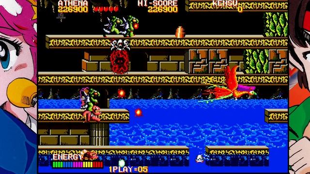 Psycho soldier (ARCADE) Athena Asamiya Playthrough [60FPS] смотреть онлайн