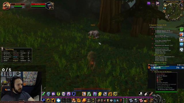 Intense WoW Hardcore Challenge: Shaman Conquers Hillsbrad Foothills & Dun Garok Keep! смотреть онлайн