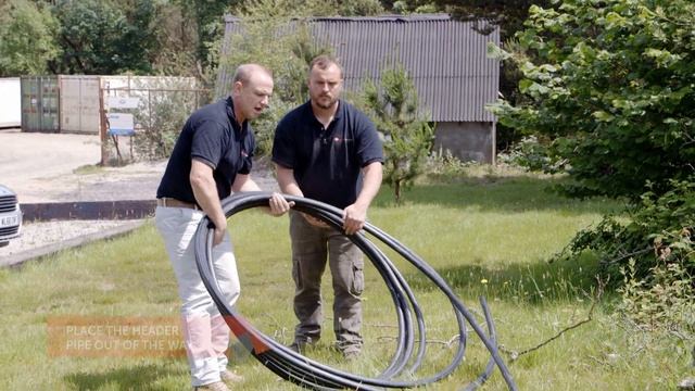 How to Unroll a Ground Source Heat Pump Slinky Pipe смотреть онлайн