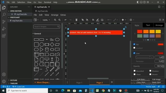 flow chart diagram by using vscode смотреть онлайн