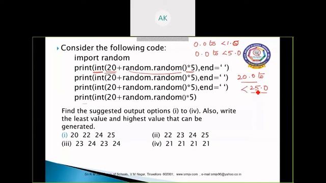 CBSE - Class XII - Computer Science - Python - STANDARD LIBRARY MODULE -RANDOM смотреть онлайн