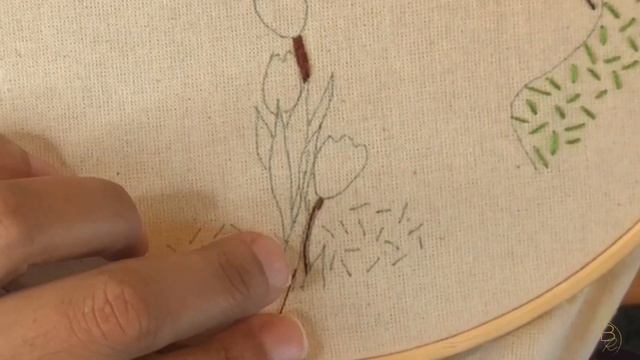TUTORIAL Pt 03 - Forgiveness - Tulip Stems - Caule da Tulipa. смотреть онлайн