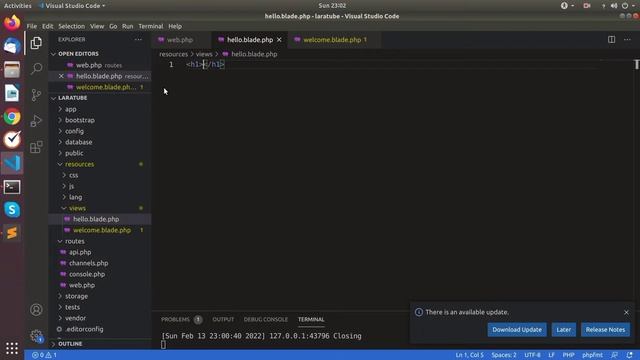 Create and Load View with Laravel 8 Routing | Laravel-Angular Tutorial | Part-2 смотреть онлайн