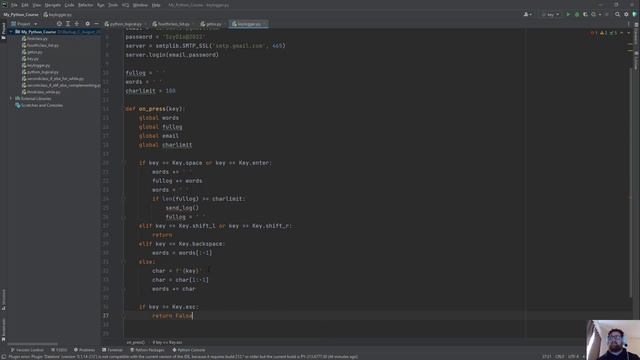 Program/Develop/Code a Keylogger in Python смотреть онлайн