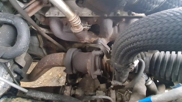 ТУРБИНА ПОГНАЛА МАСЛО и КИДАЕТ ЕГО В КОЛЛЕКТОР - РЕМОНТ НЕ СНИМАЯ С ДВИГАТЕЛЯ. смотреть онлайн