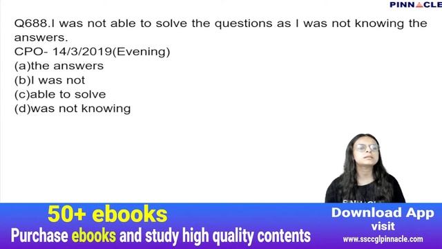 MTS |SPOT THE ERROR (662-716) TCS PREVIOUS YEARS QUESTIONS ASKED IN SSC EXAMS| PINNACLE ENGLISH 760 смотреть онлайн