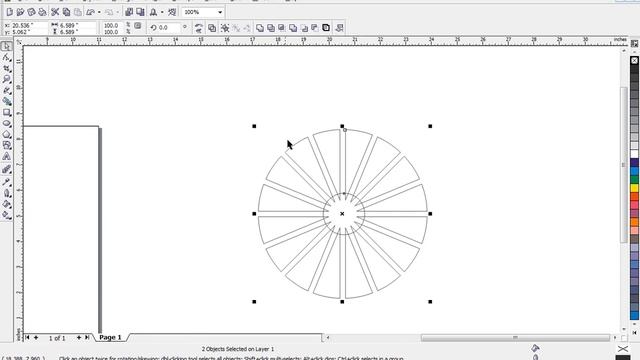 HOW TO CREATE A COLOR WHEEL CHART - CDR смотреть онлайн
