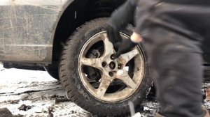 Установка литых дисков R15 на Hyundai Accent от автомобиля Mitsubishi Lancer