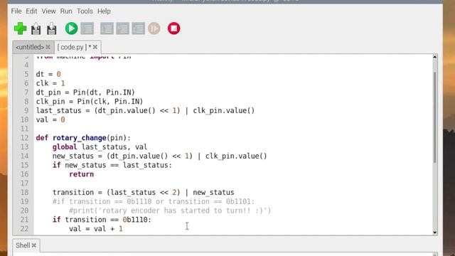 Coding a KY-040 Rotary Encoder on a Raspberry Pi Pico - Detailed Explanation & Step by Step Code смотреть онлайн