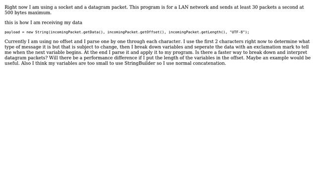Efficient way to parse a datagram in Java (2 Solutions!!) смотреть онлайн
