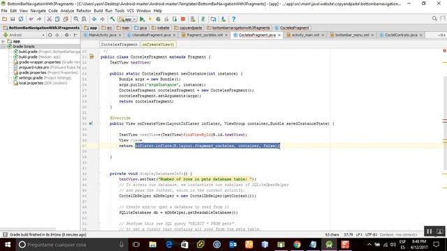 Método findViewById en Fragment смотреть онлайн