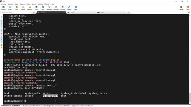 Data Export and Import in Cassandra Using Copy Command смотреть онлайн