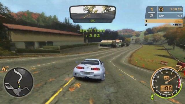 Need For Speed: Most Wanted || Blacklist #11 - Big Lou || Mitsubishi Eclipse Vs Toyota Supra