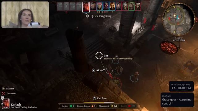 Lae'zel actor Devora Wilde plays Baldur's Gate 3 - Part 14 смотреть онлайн