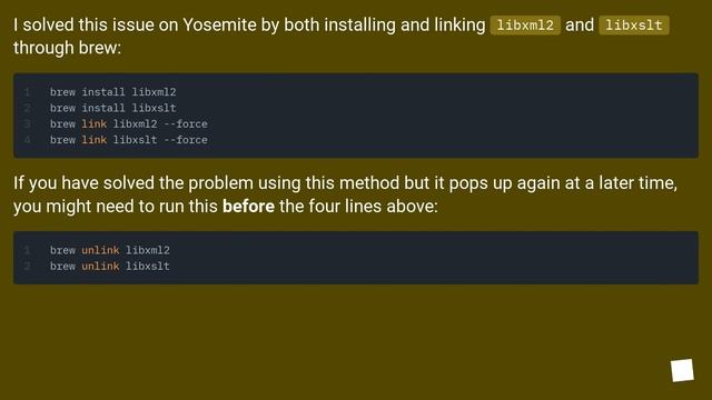 Cannot install Lxml on Mac OS X 10.9 смотреть онлайн