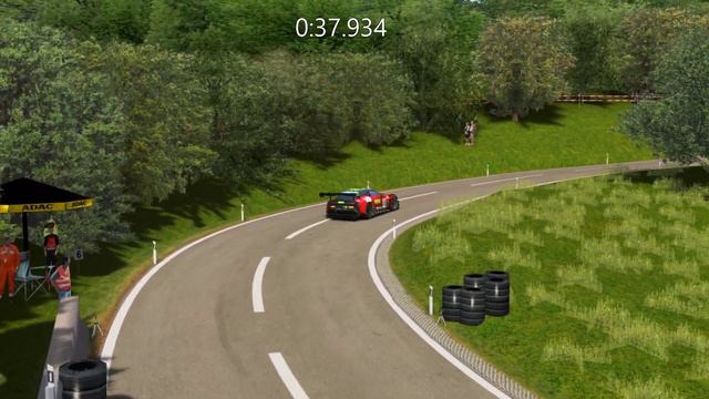 Alfa Romeo Giulia SWB Zagato GT3 - Bergrennen Schotten - Assetto Corsa смотреть онлайн
