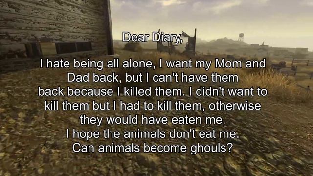Fallout New Vegas - Matthew's Animal Husbandry Farm Torn Diary Narration смотреть онлайн