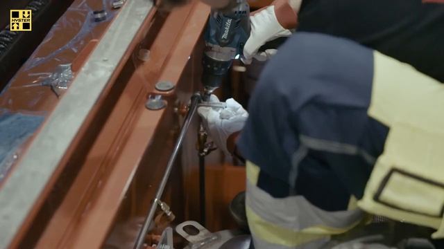 Система автоматического пожаротушения для ричстакеров Hyster. смотреть онлайн