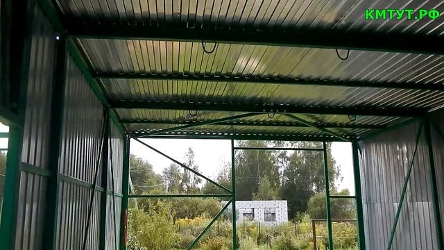 Стройка дом из металлических конструкции. Что сделал за месяц