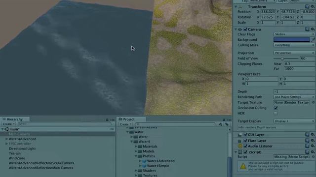 Unity3D Tutorials Making Games(Hindi) Terrain Generation 10: Water смотреть онлайн