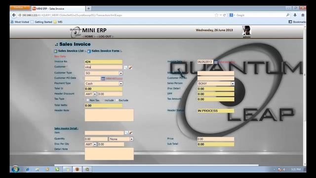 QUANTUM LEAP MINI ERP смотреть онлайн