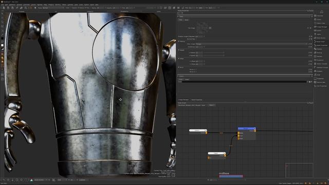 Texture Hard Surfaces Using Mari's Node Graph | 2: How to Create a Metallic Material смотреть онлайн