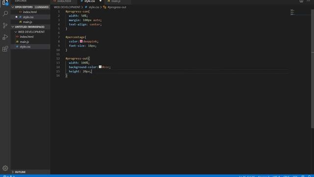 How to create simple progress bar with html, css, and javaScript смотреть онлайн