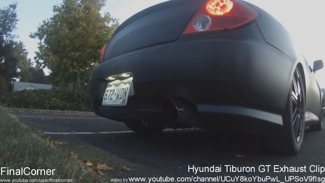 Brutal Hyundai Tiburon Exhaust Sound Compilation