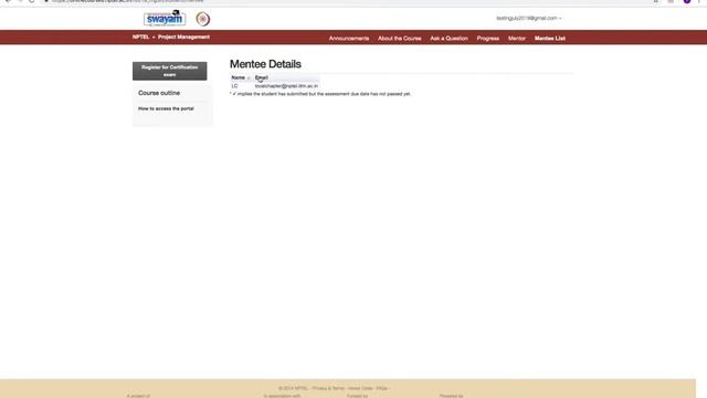 How to add mentor in NPTEL online course registration process. смотреть онлайн