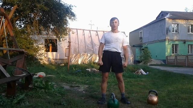 Толчок и жим тяжёлых гирь. На что обращать внимание? смотреть онлайн