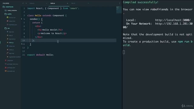 19.4. Your First React Component смотреть онлайн