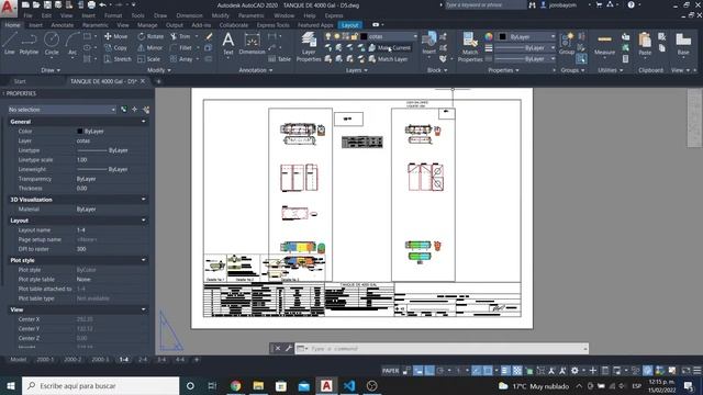 Escalar en AutoCAD un Dibujo Pensado En milimetros смотреть онлайн