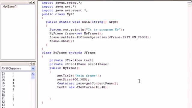 Java Урок 129 Текстовые области. Создание смотреть онлайн