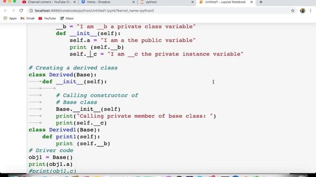 Python for Machine Learning – 28 Object Oriented Programming–4 (Data Encapsulation and Data Hiding) смотреть онлайн