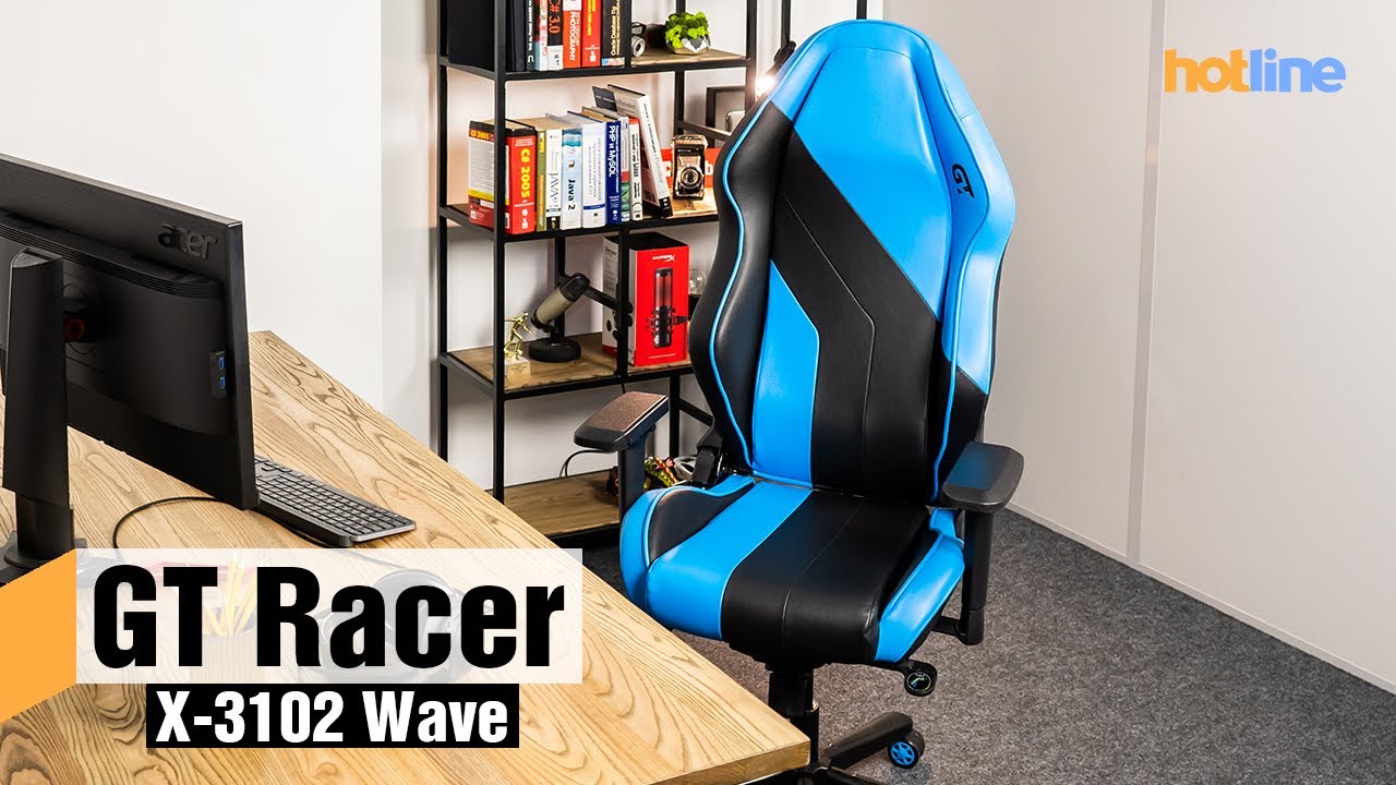 обзор игрового кресла GT Racer X 3102 Wave смотреть онлайн