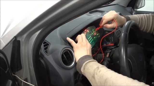 Моргает подсветка щитка приборов форд фиеста, фьюжн, бюджетный ремонт.