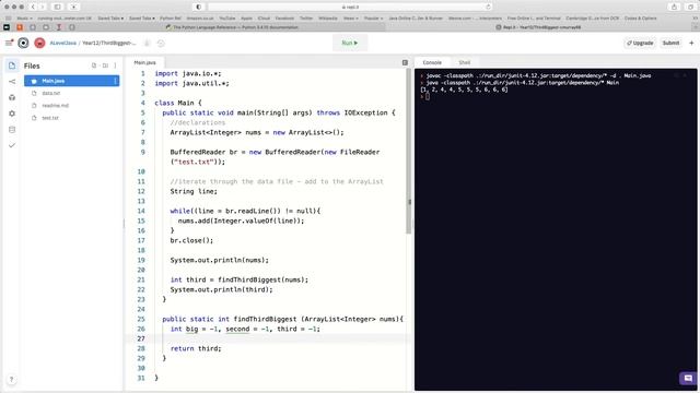Java - Third Biggest Int смотреть онлайн